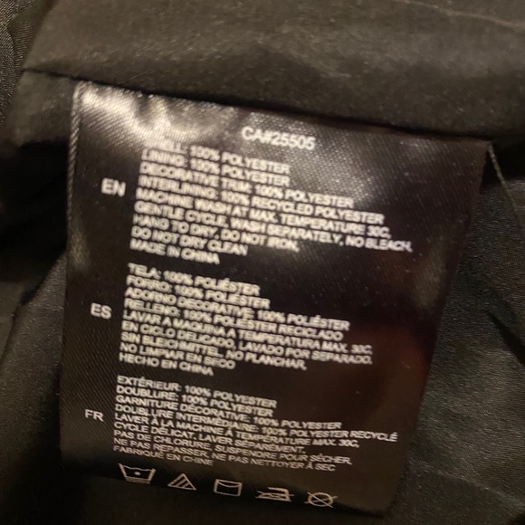 NOIZE quilted winter coat in light blue with faux fur hood trim, size XS - Picture 4 of 13